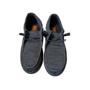 Volcom Men’s Black Charcoal Gray Lace Up Casual Work Dress Shoes Size 8W